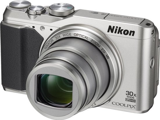 Nikon-Coolpix S9900 Digitale Compact Camera - Zilver Tweedehands