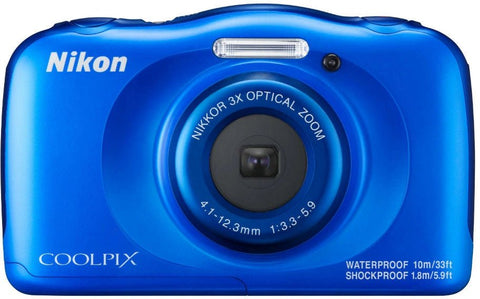 Nikon-Coolpix W100 Waterdichte Digitale Compact Camera - Blauw Tweedehands