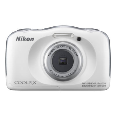 Nikon-Coolpix W100 Waterdichte Digitale Compact Camera - Wit (In doos) Tweedehands