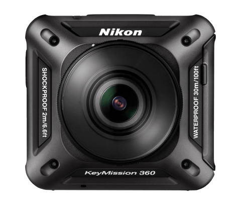 Nikon-KeyMission 360 Draagbare Actie Camera - Zwart Tweedehands