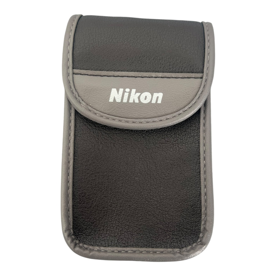Nikon-Leren Vintage 35mm Camera Case - 14 x 8 cm - Zwart (Nieuw)