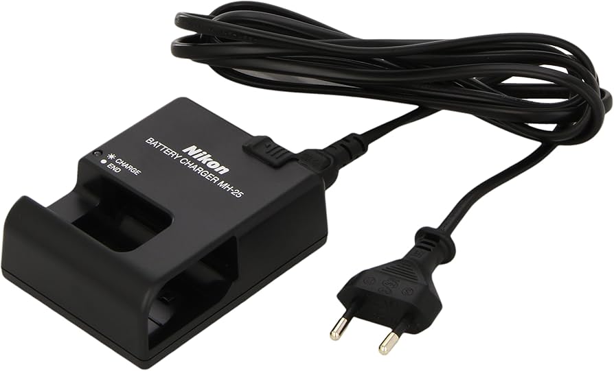 Nikon-MH-25 Acculader / Accu Lader voor EN-EL15 en EN-EL15a/b/c (Incl. Stroomkabel) Tweedehands
