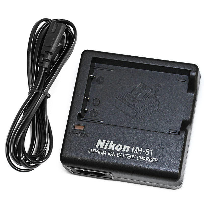 Nikon-MH-61 Acculader / Accu Lader (Incl. Stroomkabel) Tweedehands