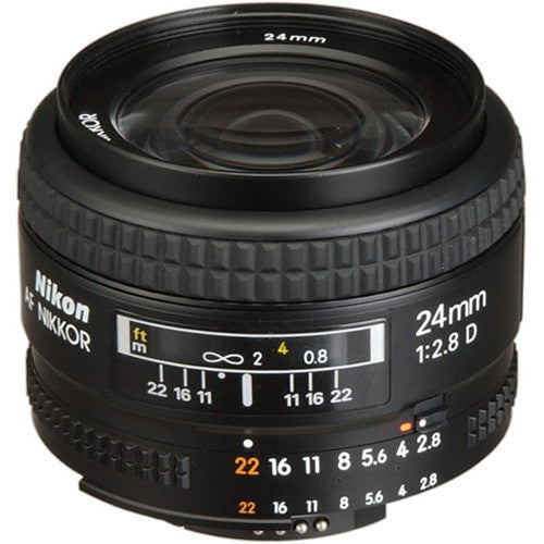Nikon-Nikon AF Nikkor 24mm f/2.8D Lens (Nieuw)