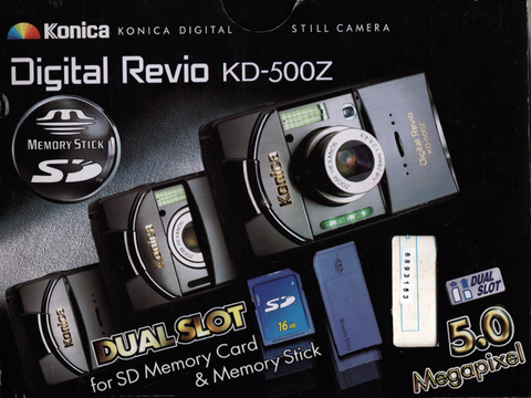 Nikon-Revio KD-500Z Digitale Compact Camera - Zwart (Nieuw)