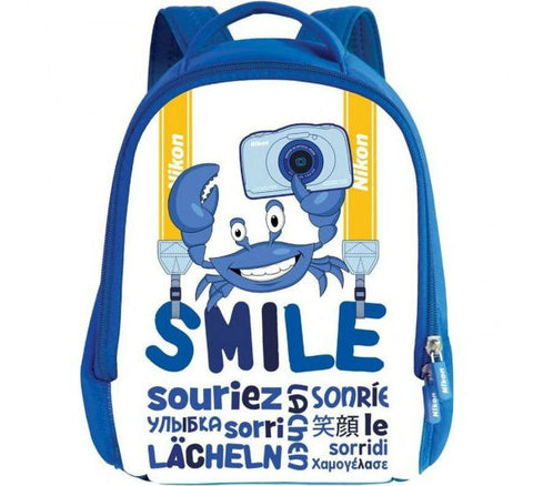 Nikon-Kinder Rugtas voor Nikon Camera - Blauw/Krab (Nieuw)