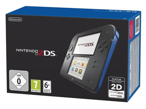 Nintendo-2DS Console - Blauw/Zwart (In doos) Tweedehands
