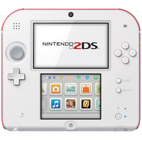 Nintendo-2DS Console - Rood/Wit Tweedehands