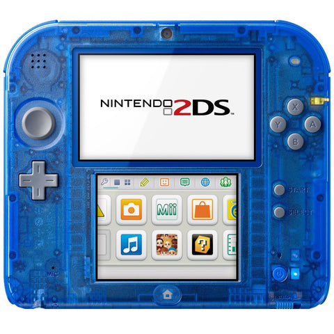 Nintendo-2DS Console - Transparant Blauw Tweedehands