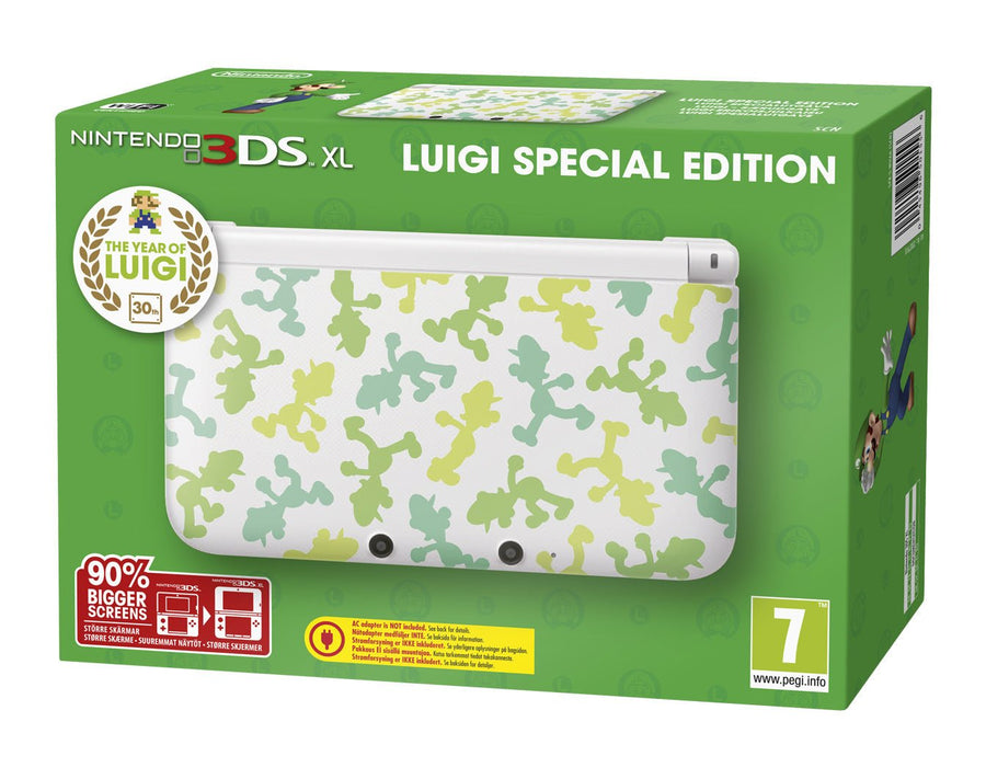 Nintendo-3DS XL Console - Luigi Edition (In doos) Tweedehands