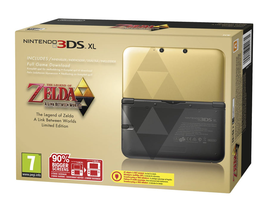Nintendo-3DS XL Console - The Legend of Zelda A link Between Worlds Limited Edition (In doos) Tweedehands