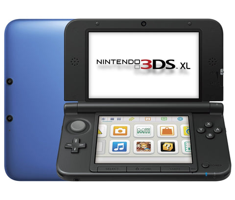 Nintendo-3DS XL Console - Zwart/Blauw (LEES BESCHRIJVING) Tweedehands