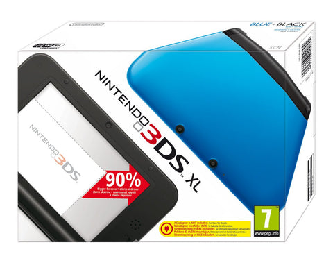 Nintendo-3DS XL Console - Zwart/Blauw (Nieuw in gesealde doos)