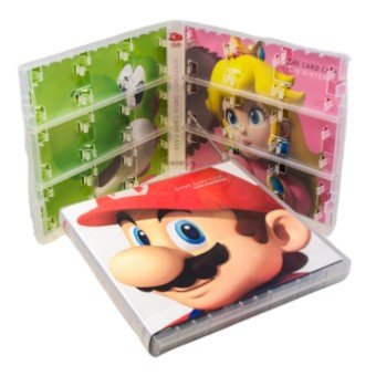 Nintendo-Club Game Card Case voor 18 DS Games (Incl. 3 Mario covers) Tweedehands
