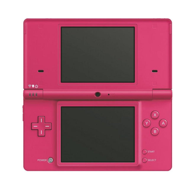 Nintendo DSi console, roze, opengeklapt, tweedehands