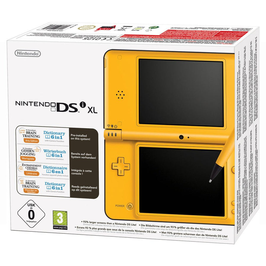 Nintendo-DSi XL Console - Geel (In doos) Tweedehands