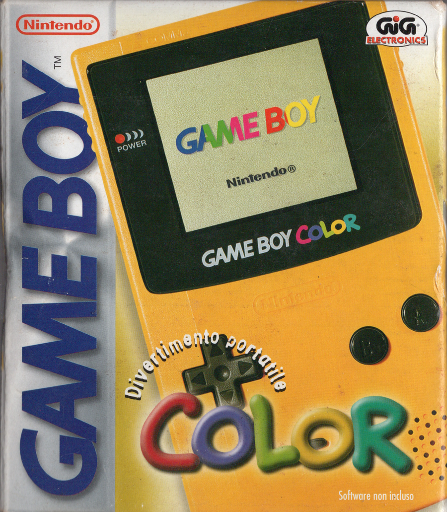 Nintendo-Game Boy Color Console - Geel (Als nieuw in doos)-tweedehands