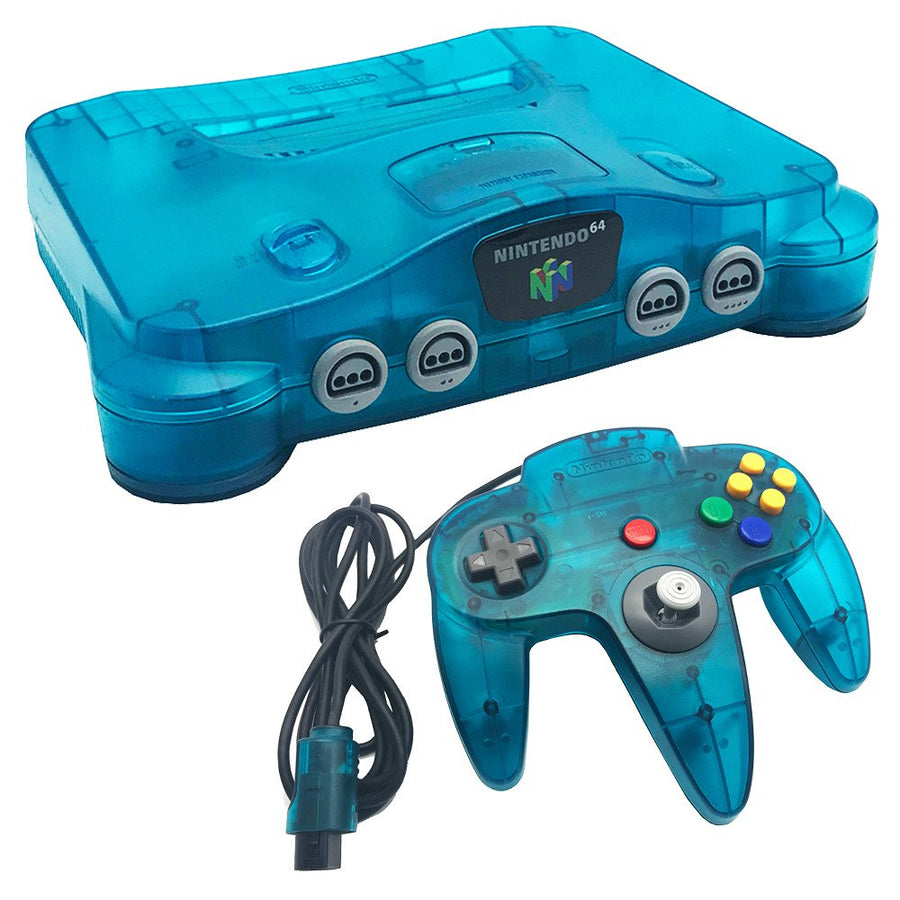 Nintendo-N64 Console - Funtastic Ice Blue / Blauw Tweedehands
