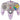 Nintendo-N64 Controller - Atomic Purple (Meganisch pookje) Tweedehands
