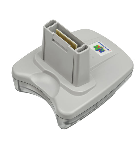 Nintendo 64 Transfer Pak, vooraanzicht, tweedehands