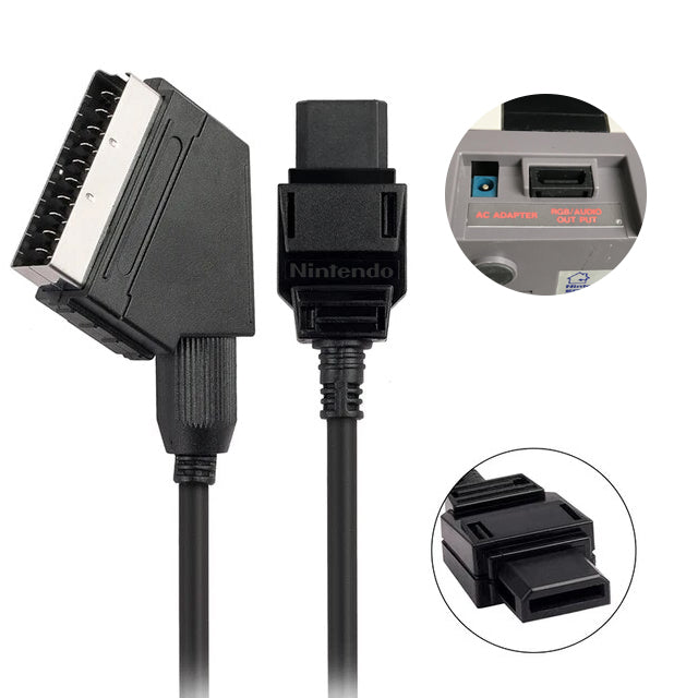 Nintendo-NES RGB Scart AV Kabel Tweedehands
