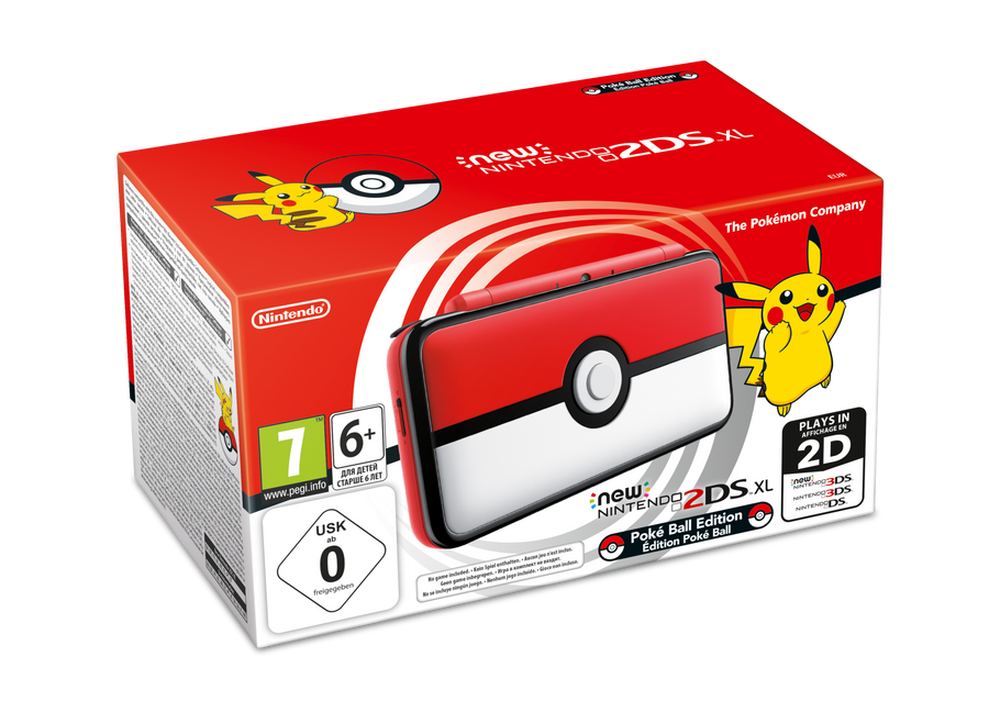 Nintendo-New 2DS XL Console - Pokemon Poke Ball Edition (Nieuw)