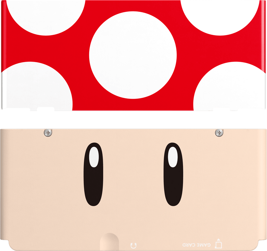 Nintendo-New 3DS Cover Plates - Toad Rood Tweedehands