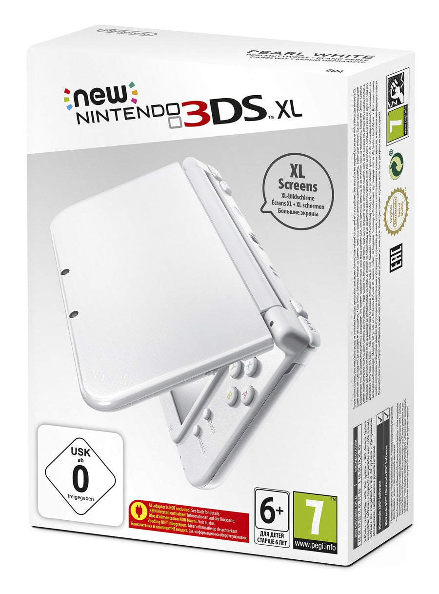 Nintendo-New 3DS XL Console - Wit / Pearl White (in doos) (Dual IPS Scherm) Tweedehands