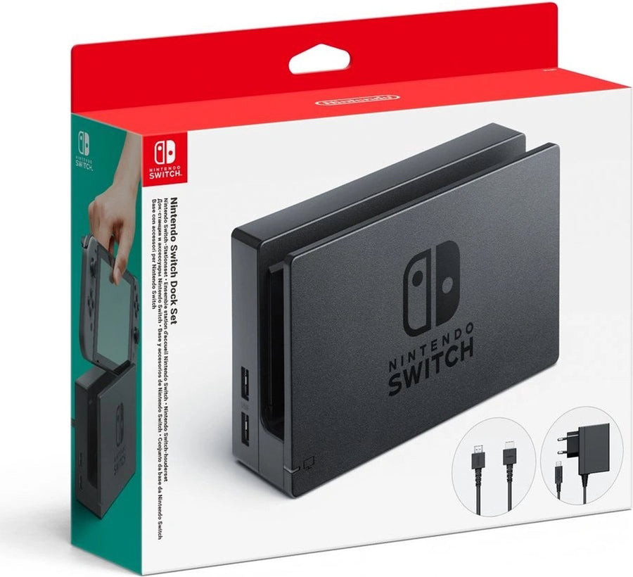 Nintendo-Switch Docking Kit (Dock + Adapter + HDMI) (In doos) Tweedehands
