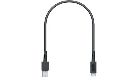 Nintendo Switch USB naar USB-C kabel 30 cm, zwarte kabel met Nintendo-logo op de stekker, tweedehands