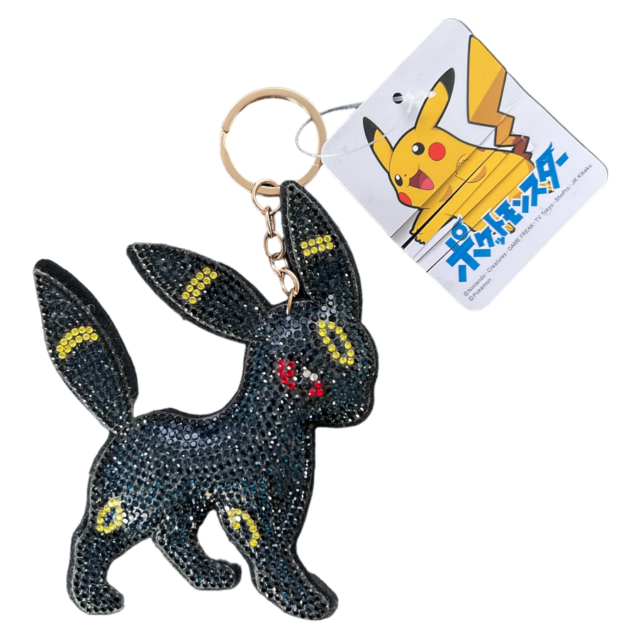 Nintendo-Umbreon Japanse Bling Jewel Sleutelhanger (Nieuw)