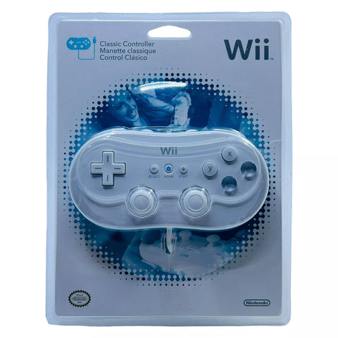 Nintendo-Wii Classic Controller - Wit (Nieuw in blister)-tweedehands