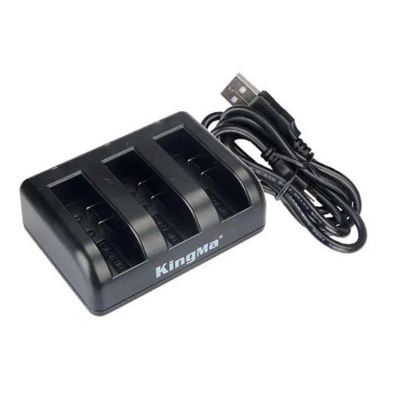 KingMa-Triple USB-lader voor Xiaoyi 4K (Nieuw)