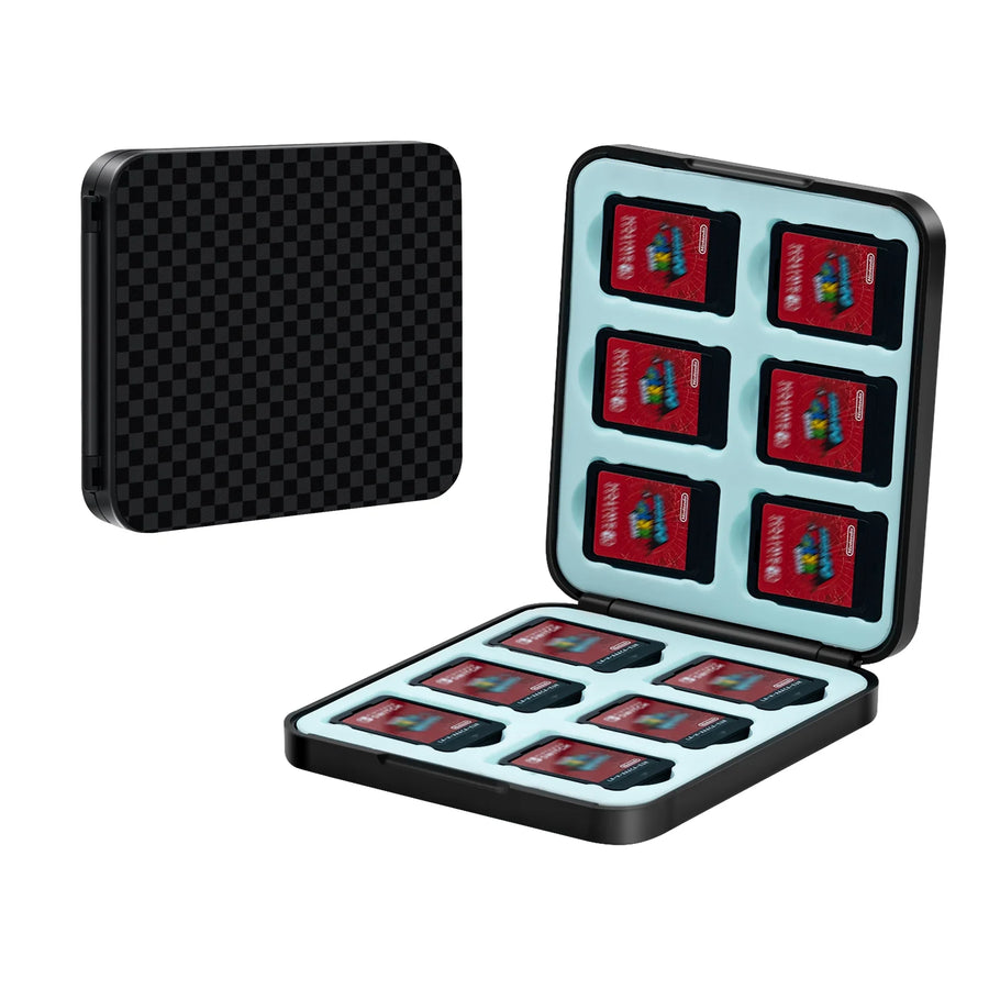 Case voor 12x Switch Game Cartridges - Zwart