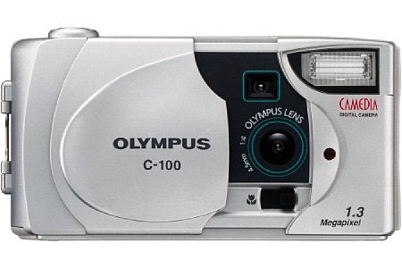 Olympus-C-100 Digitale Compact Camera - Zilver Tweedehands