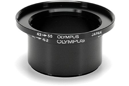 Olympus CLA-5 conversielensadapter voor C-3000, C-3040, C-4000, C-4040 en C-5050, zwarte adaptertubus 43 naar 55 mm