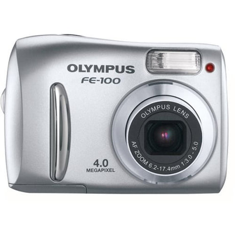 Olympus-FE-100 Digitale Compact Camera - Zilver Tweedehands