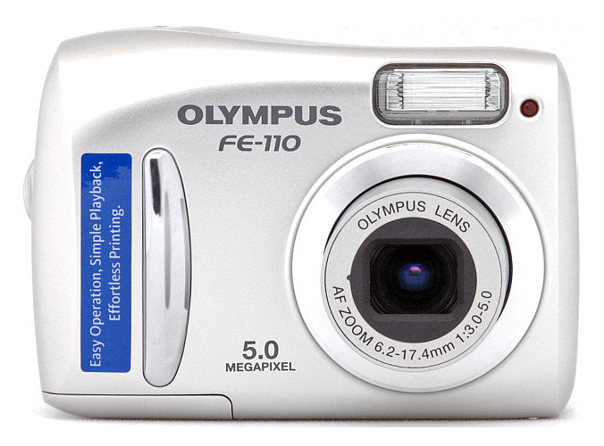 Olympus-FE-110 Digitale Compact Camera - Zilver Tweedehands