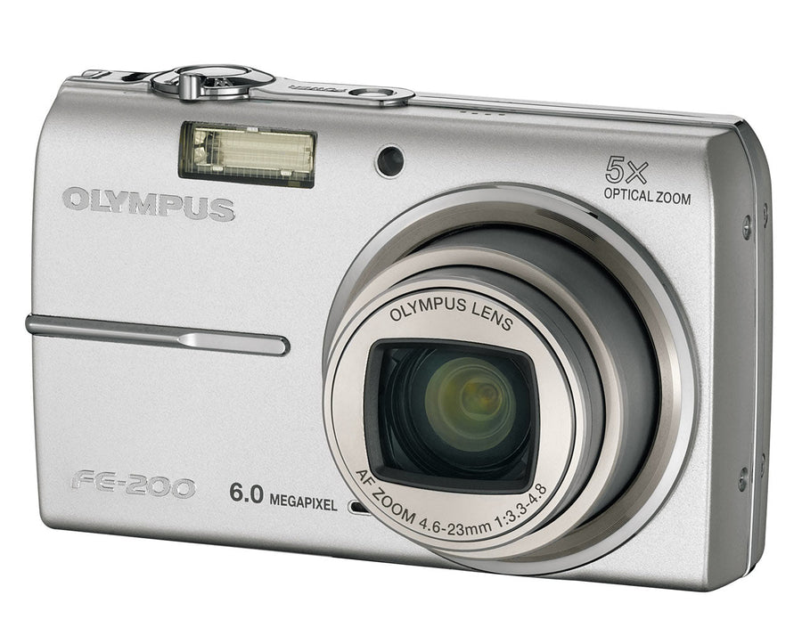 Olympus-FE-200 Digitale Compact Camera - Zilver Tweedehands