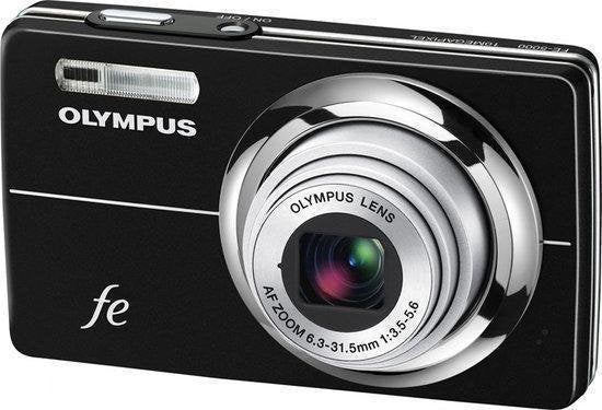 Olympus-FE-5000 Digitale Compact Camera - Zwart (In doos)-tweedehands