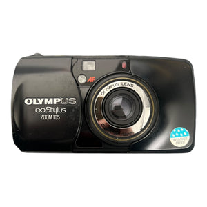 Infinity Stylus Zoom 105 35mm Zoom Point and Shoot Film Camera - Zwart