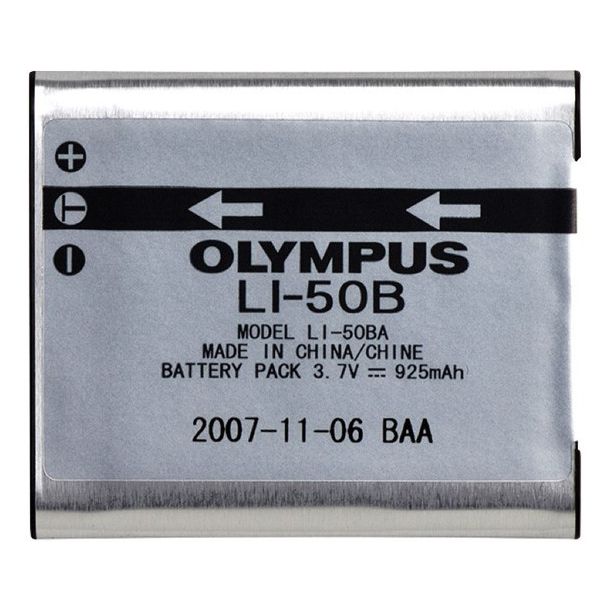 Olympus LI-50B Accu - past ook op Panasonic VW-VBX090