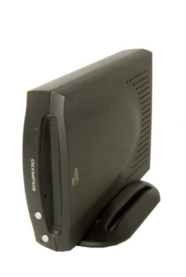 Olympus M223S02B Powermo 230 II externe MO-drive 230MB, grijs, schuin van voren