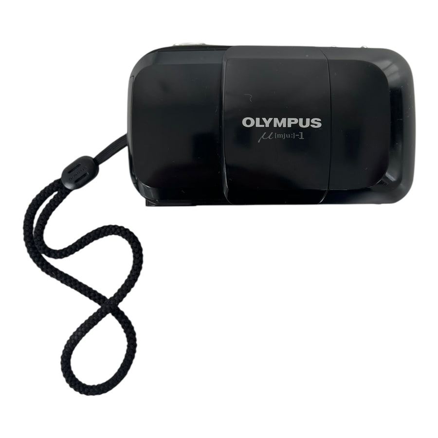 Olympus-Mju: 1 35mm Point and Shoot Film Camera - Zwart Tweedehands