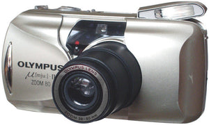Mju II Zoom 80 35mm Zoom Point and Shoot Film Camera - Zilver
