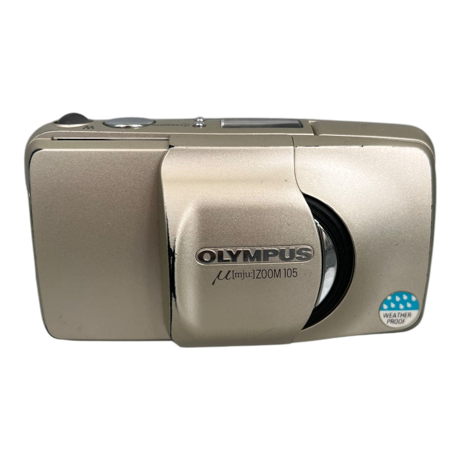 Olympus-Mju: Zoom 105 35mm Zoom Point and Shoot Film Camera - Zilver Tweedehands