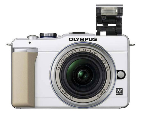 Olympus-Pen E-PL1 Systeemcamera + 14‑42mm Lens- Zilver Tweedehands