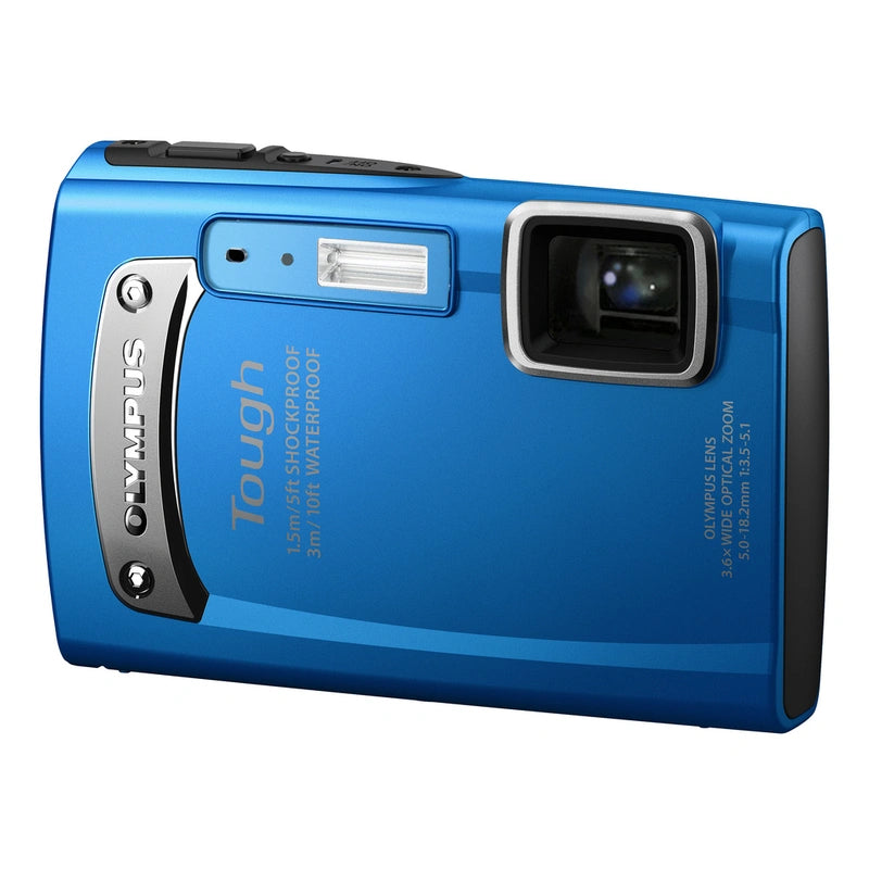 Olympus-Tough TG-310 Waterdichte Digitale Compact Camera - Blauw Tweedehands