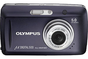 µ (mju) Digital 500 Digitale Compact Camera - Blauw