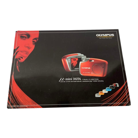 Olympus-Vintage Promotie Displaymat voor µ-mini DIGITAL Camera Tweedehands